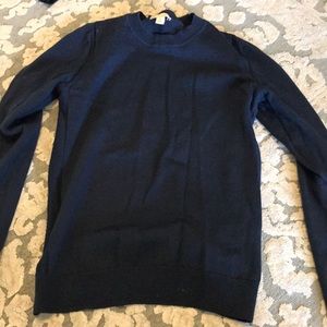 Navy crewneck sweater
